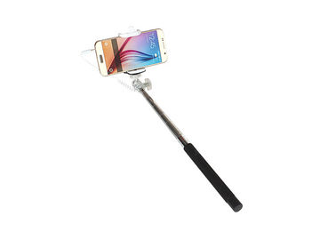 Карманная ручка Monopod Selfie с кабелем и зеркалом вид сзади, связанным проволокой 360 зажимом Monopod
