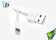 кабель USB пробки стандарта 1m вспомогательного оборудования Smartphone iPhone 5 белый круглый