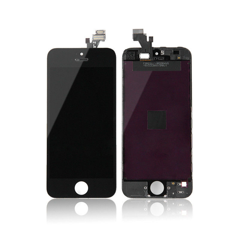 Черный цифрователь замены экрана LCD iPhone для агрегата экрана касания LCD iPhone 5