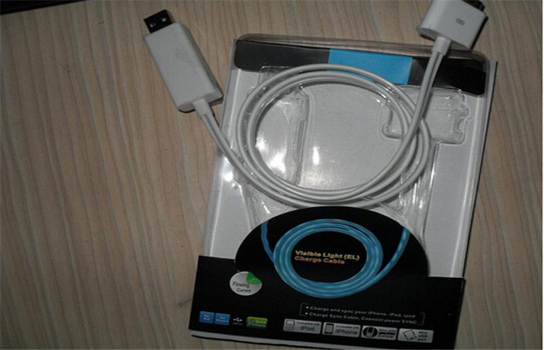 Продукты EL способа электролюминесцентные освещают вверх микро- кабель Usb, длину 80 до 90cm