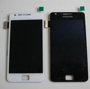 Первоначально новый ремонт экрана касания  для галактики S2 i9100 S2 LCD  с агрегатом цифрователя экрана касания