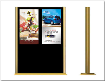 Игрок рекламы Lcd Signage цифров двойного экрана свободный стоящий